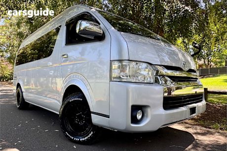 Silver 2017 Toyota HiAce SUV SLWB 4WD