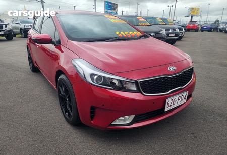Red 2018 Kia Cerato Hatchback S
