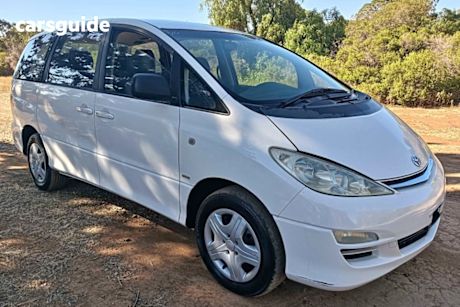 White 2005 Toyota Tarago Wagon Gli