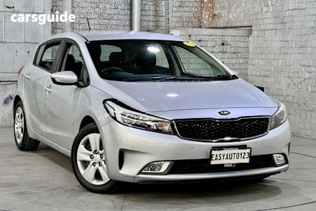Silver 2018 Kia Cerato Hatchback S