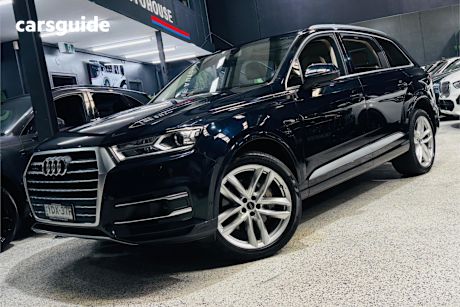 Blue 2017 Audi Q7 Wagon 3.0 Tdi Quattro