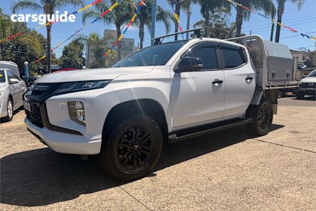 White 2020 Mitsubishi Triton Double Cab Pick Up Gsr (4X4)