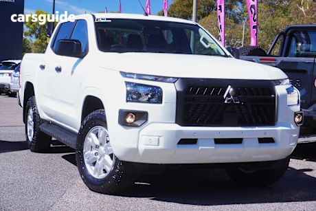 White 2025 Mitsubishi Triton Double Cab Pick Up Glx+ (4X4)