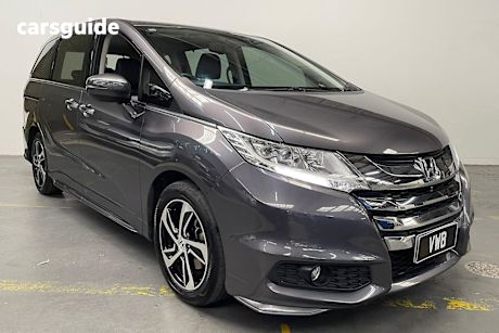 Grey 2015 Honda Odyssey Wagon Vti-L