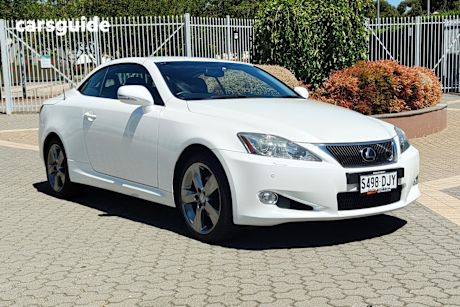 White 2010 Lexus IS250C Convertible Sports Luxury