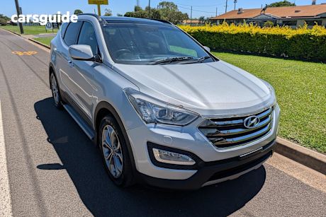 Black 2012 Hyundai Santa FE Wagon Highlander Crdi (4X4)