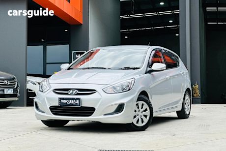 Silver 2016 Hyundai Accent Hatchback Active