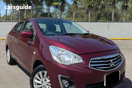 Brown 2016 Mitsubishi Mirage Sedan Es