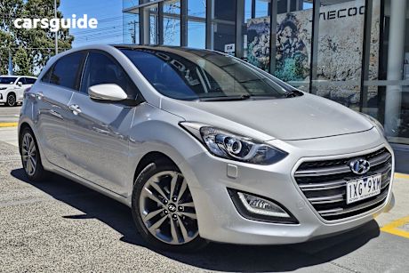 Silver 2016 Hyundai I30 Hatchback Premium 1.6 Crdi