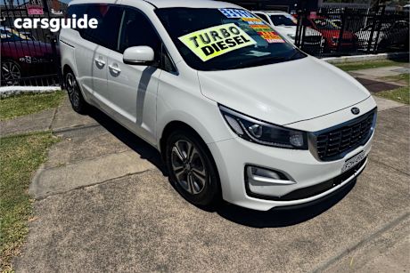 White 2019 Kia Carnival Wagon Sli