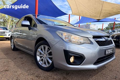 Silver 2013 Subaru Impreza Sedan 2.0I (Awd)