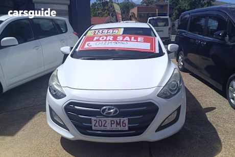 White 2015 Hyundai I30 Hatchback Active