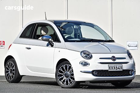 White 2018 Fiat 500 Hatchback Collezione Spring Edt