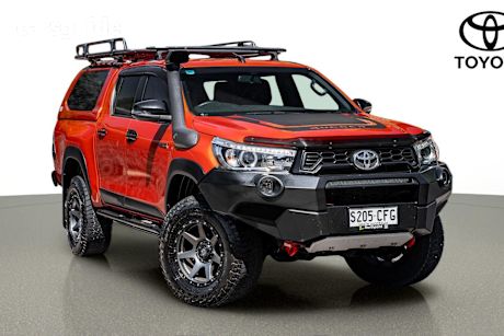 Orange 2019 Toyota Hilux Double Cab Pick Up Rugged X (4X4)