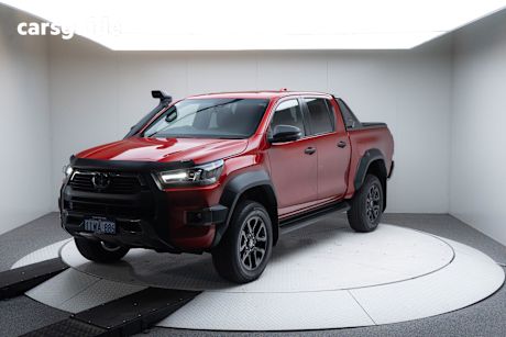 Red 2022 Toyota Hilux Double Cab Pick Up Rogue (4X4)