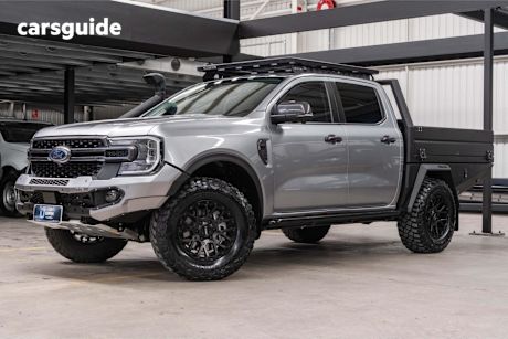 Silver 2022 Ford Ranger Double Cab Pick Up Sport 3.0 (4X4)