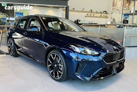 Blue 2025 BMW 120 Hatchback M Sport