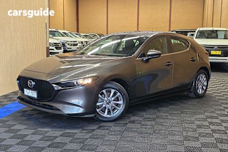 Grey 2020 Mazda 3 Hatchback G20 Pure