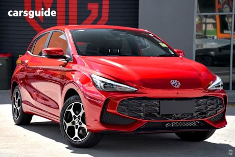 Red 2025 MG MG3 Hatchback Essence