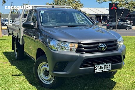 Grey 2021 Toyota Hilux Cab Chassis Workmate Hi-Rider