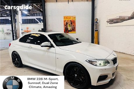 White 2016 BMW 228I Coupe M Sport