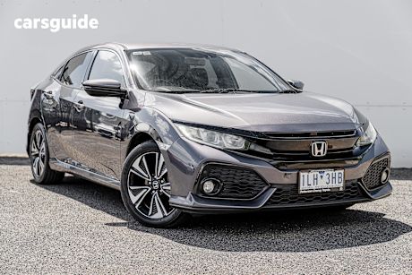 Grey 2017 Honda Civic Hatchback Vti-L