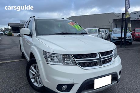 White 2014 Dodge Journey Wagon Sxt