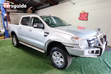 Silver 2012 Ford Ranger Crew Cab Utility Wildtrak 3.2 (4X4)