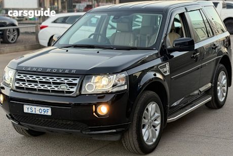 Black 2013 Land Rover Freelander 2 Wagon Td4 Se (4X4)