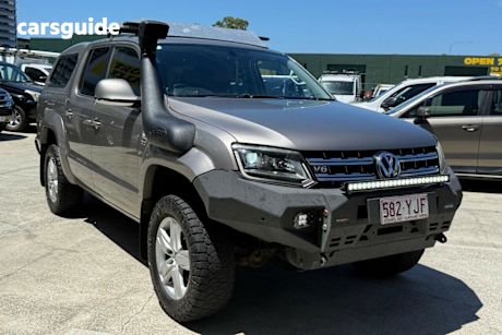 Beige 2018 Volkswagen Amarok Dual Cab Utility V6 Tdi 550 Highline