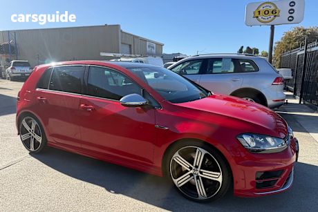 Red 2016 Volkswagen Golf Hatchback R