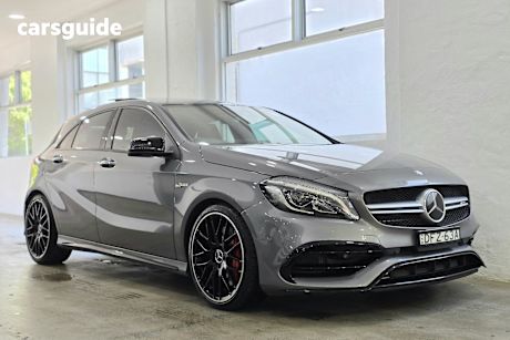 Grey 2016 Mercedes-Benz A45 Hatchback Amg