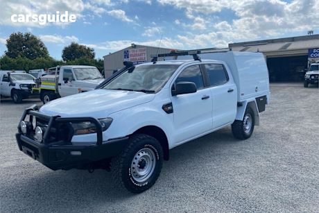 White 2017 Ford Ranger Crew Cab Chassis Xl 3.2 (4X4)