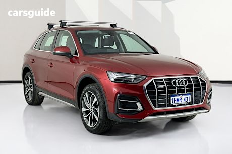 Red 2021 Audi Q5 Wagon 40 Tdi Quattro Mhev