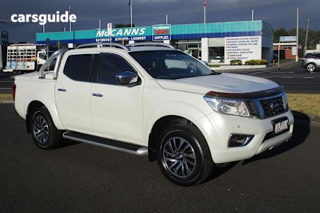 White 2015 Nissan Navara Dual Cab Utility St-X (4X4)
