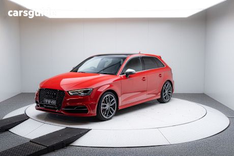 Red 2014 Audi S3 Hatchback Sportback 2.0 Tfsi Quattro