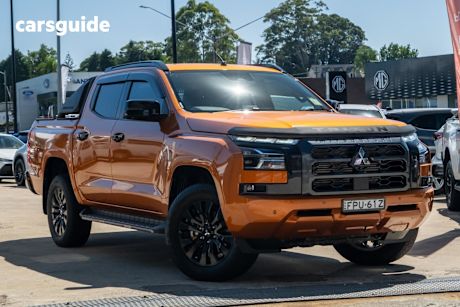 Orange 2024 Mitsubishi Triton Double Cab Pick Up Gsr (4X4)