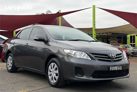 Grey 2010 Toyota Corolla Sedan Ascent