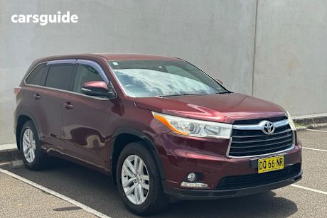 Red 2015 Toyota Kluger Wagon Gx (4X4)