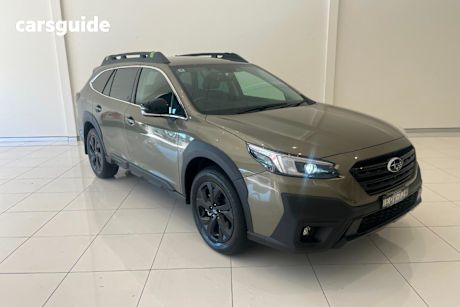 Green 2021 Subaru Outback Wagon Awd Sport