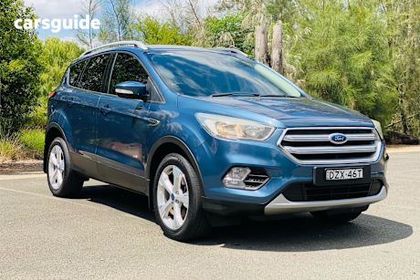 Blue 2019 Ford Escape Wagon Trend (Awd)