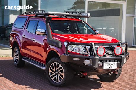 Red 2015 Nissan Navara Dual Cab Utility St-X (4X4)