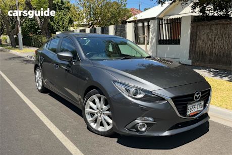 Grey 2014 Mazda 3 Sedan Sp25 Gt