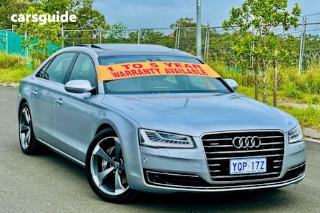 Silver 2015 Audi A8 Sedan 3.0 Tdi Quattro
