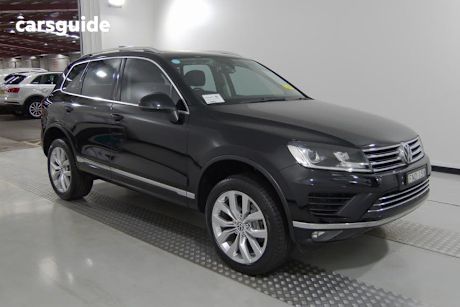 Black 2016 Volkswagen Touareg Wagon V6 Tdi