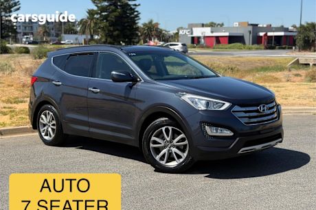 Blue 2014 Hyundai Santa FE Wagon Elite Crdi (4X4)