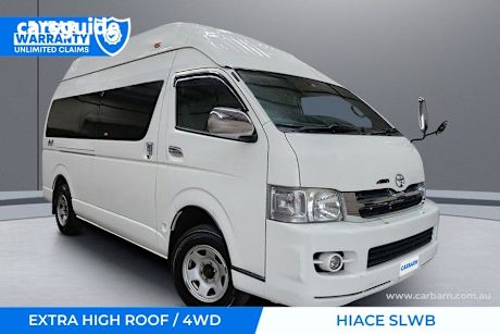 White 2007 Toyota HiAce Commercial 4WD