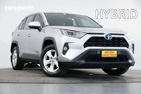 Silver 2021 Toyota RAV4 Wagon Gx (2Wd) Hybrid