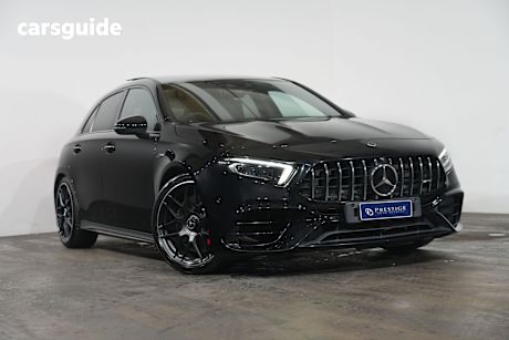 Black 2021 Mercedes-Benz A45 Hatchback S 4Matic+