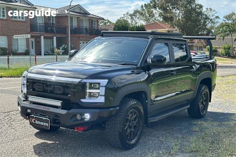 Black 2025 BYD Shark 6 Dual Cab Utility Dual Motor Premium